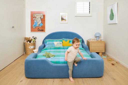 A Bed For Toddlers Who Jump, Roll, Spill, And Refuse To Stay Still