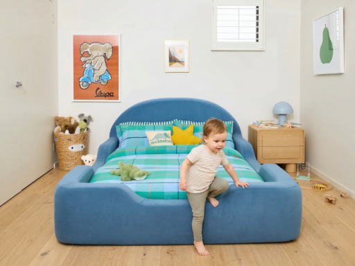A Bed For Toddlers Who Jump, Roll, Spill, And Refuse To Stay Still